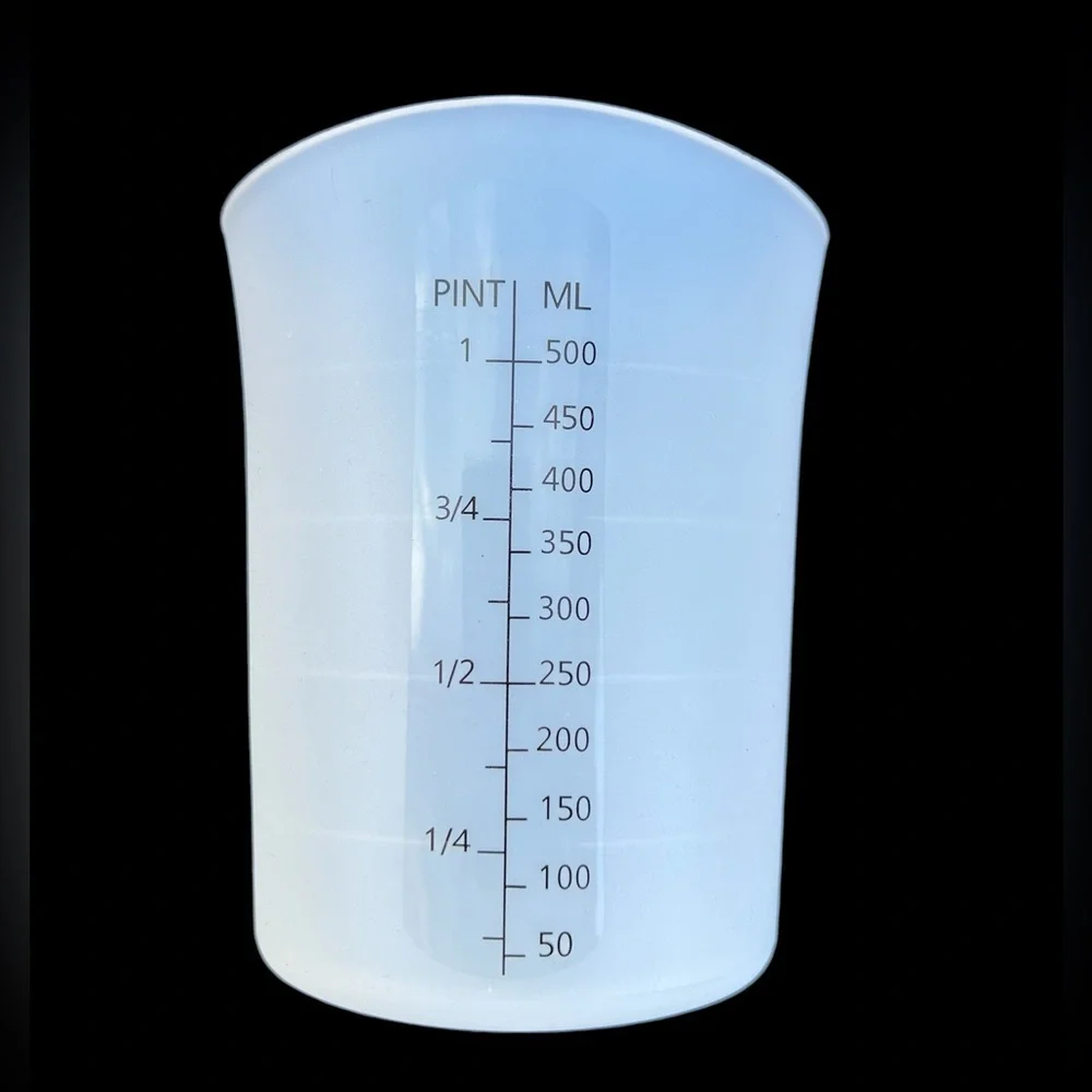 Norpro Silicone Measuring Cup Stir & Pour Measure 2 Cup Flexible Bendable LN